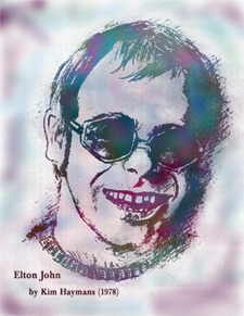 [Drawing of Elton John]