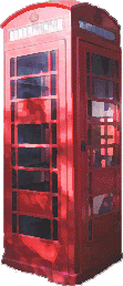 [English telephone booth]